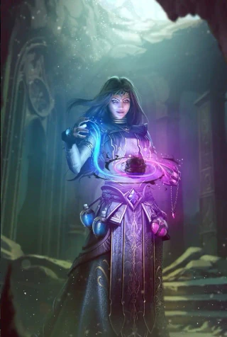 Enchantress Leay - Ephemeral Hero card