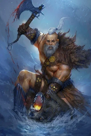 Sigtur, Son of the Mountain - Ephemeral Unit card
