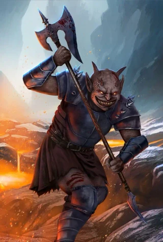 Imp: Frenzied Poker - Infernal Unit card