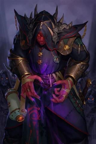 Witch Lyrpa - Infernal Hero card