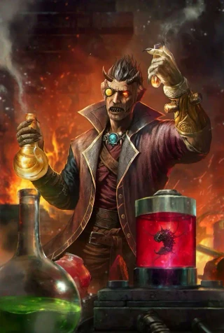Wartime Inventor - Infernal Unit card