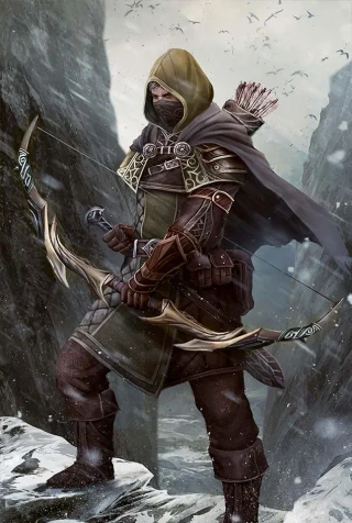 Hooded Figure - Factionless Unit card